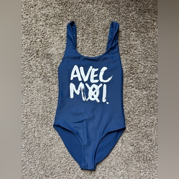 Peppa Hart X Aila Blue Avec Moi One Piece Swimsuit